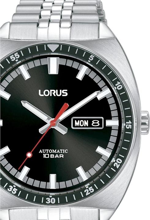 Actual product image Lorus Men's watch RL439BX9 Black Silver coloured (Analogue wristwatch)