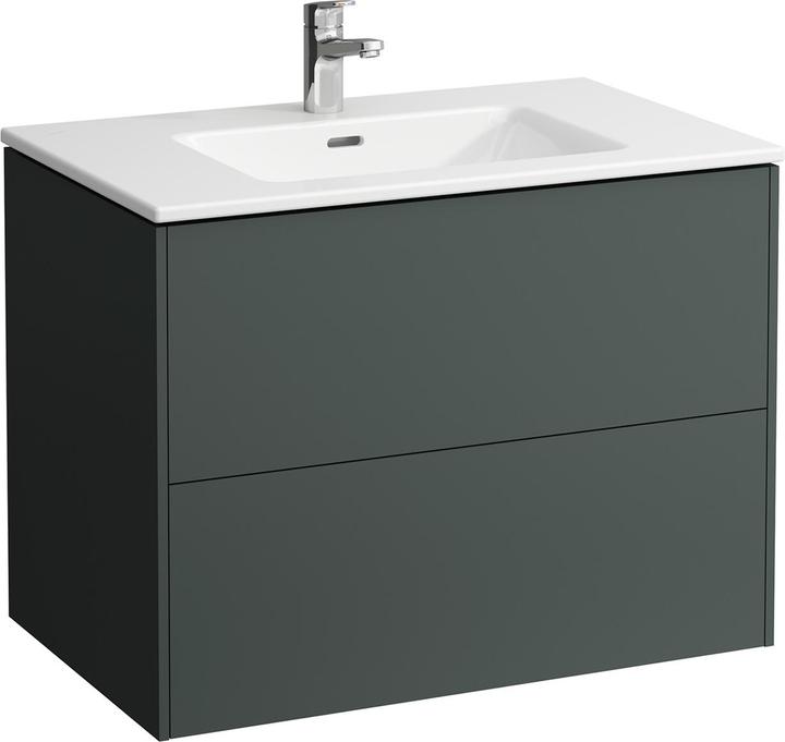 Produktbild Laufen Pro S Set Base 800, Waschtisch, 1 Hahnloch, Überlauf, inkl. Waschtischunterschrank, 2 Schubl