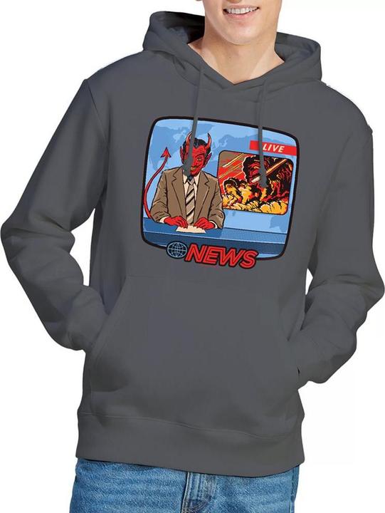 Produktbild Steven Rhodes Breaking News Kapuzenpullover (L)
