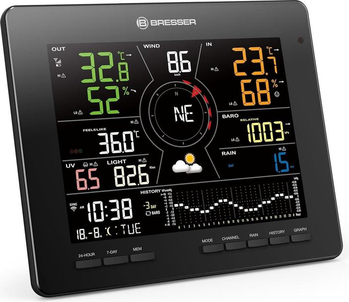 Produktbild Bresser Weerstation - WLAN 4Cast - 7 -in -1