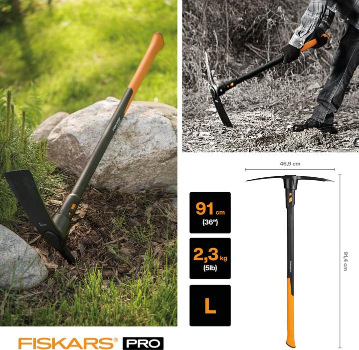 Produktbild Fiskars PICK L +F3132/F31595 LB/36IN