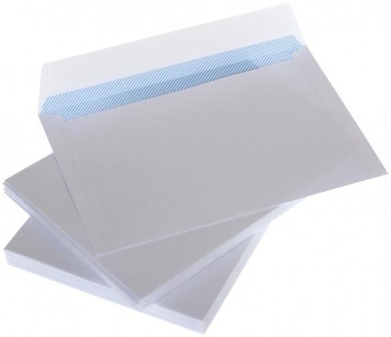 Actual product image Elite Screens Envelopes with stripe C5 162x229 mm, white 80g, Box 1000 pcs