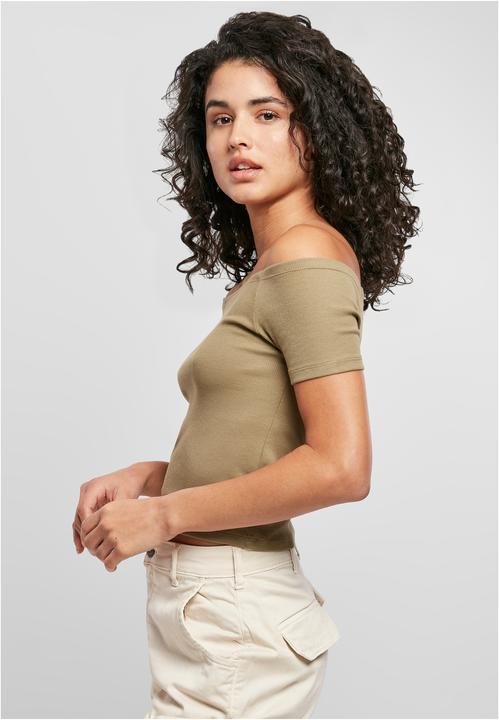Produktbild Urban Classics Ladies Off Shoulder Rib Tee (XXL)