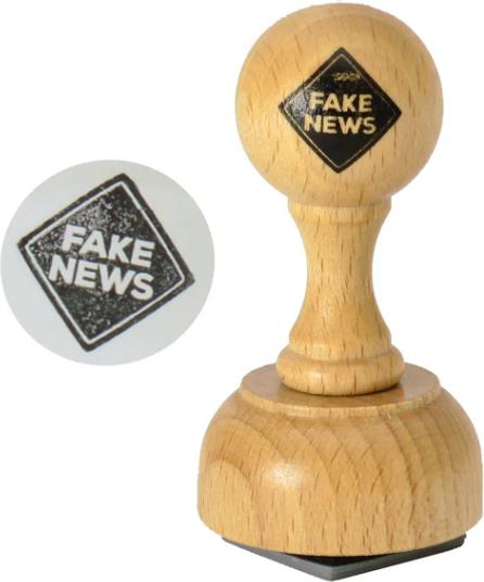 CreaDiva Holzstempel - Fake News