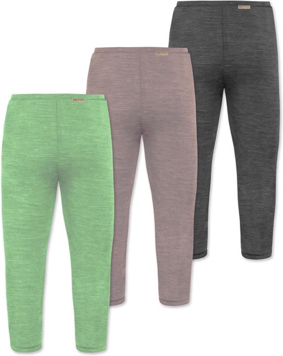 Immagine prodotto Normani Confezione da 3 pantaloni baby merino con piedini - 9543 (68)