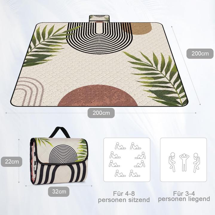 Produktbild Jopee Wasserdichte Picknickdecke