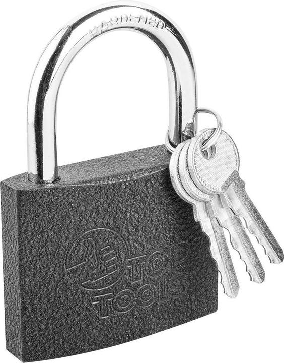 TOP Strumenti più popolari Lucchetto in ghisa, 75 mm, 2 chiavi (90U304)