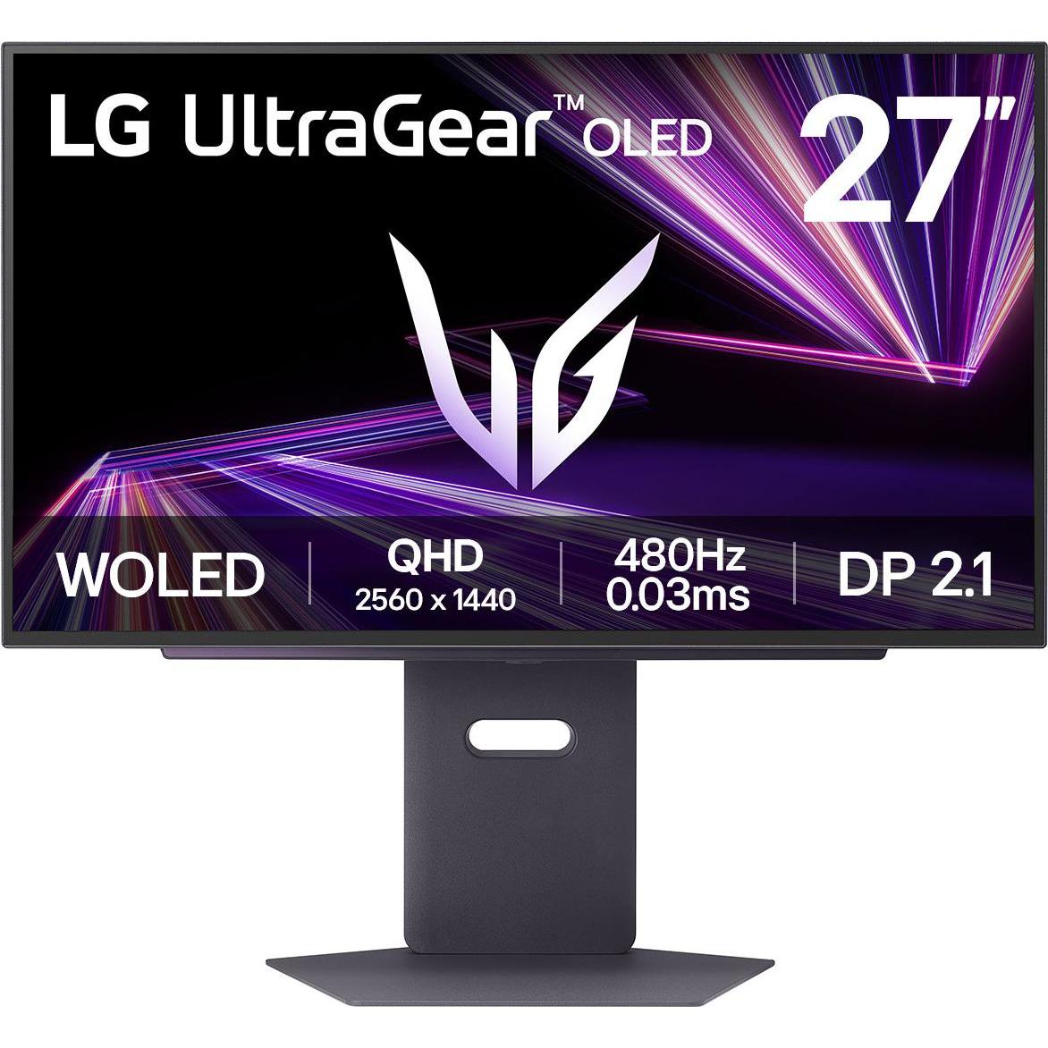 LG UltraGear OLED 27GX790A-B (2560 x 1440 Pixel, 26.50"), Monitor, Schwarz