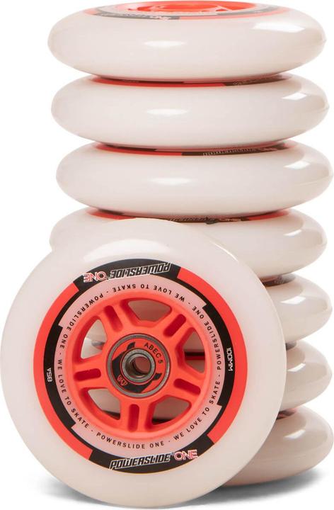 Actual product image Powerslide Skateboard Wheels Ps One Pack 8-Pack 2023 (90 mm, 82a)
