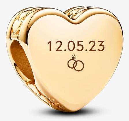 Produktbild Pandora Herz Charm (Vergoldet, Metall)