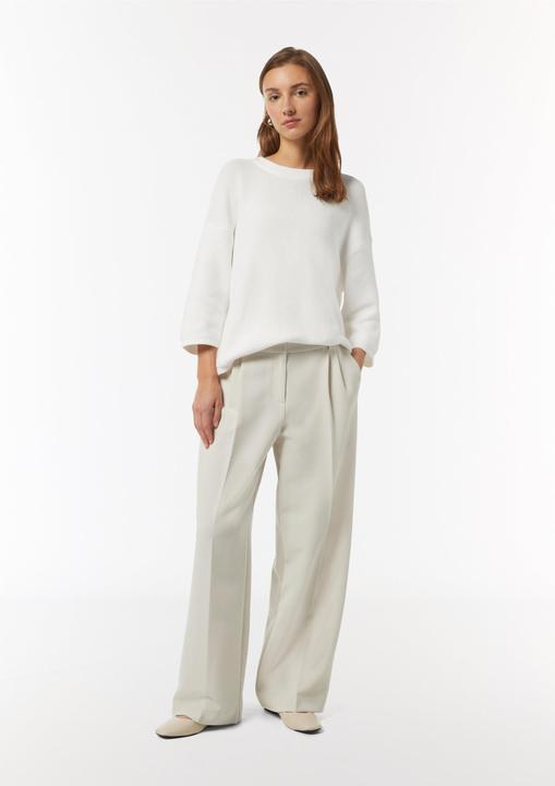 Produktbild Comma Hose Hochwertige Stoffhose mit Wide Leg und Detail am Bund (44)