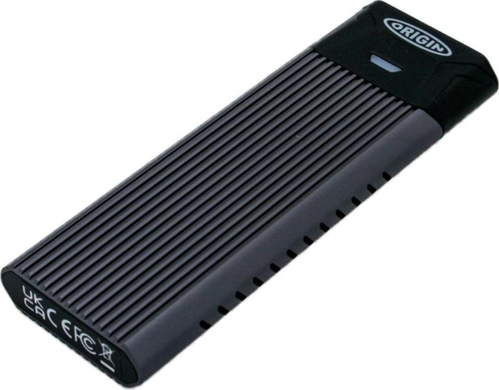 Origin Storage OSEC512NVME External Solid State Drive Aluminum (0.51 TB)
