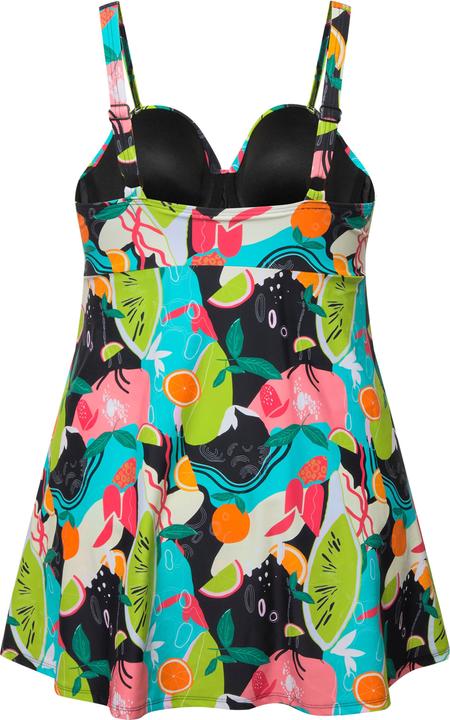 Produktbild Ulla Popken Badekleid, Früchte, Softcups, Quaste, recycelt (48)