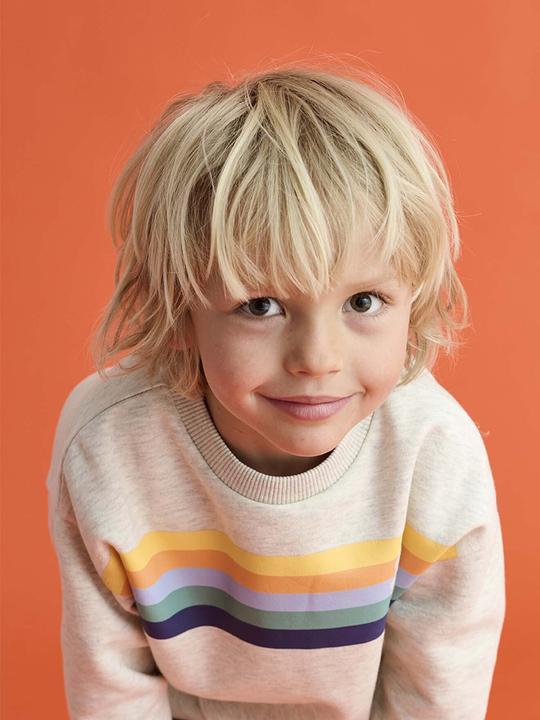 Immagine prodotto Vertbaudet Jungen Rundhals-Sweatshirt mit Recycling-Polyester (158, 164)