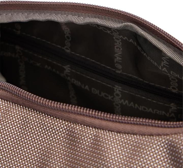 Actual product image Mandarina Duck Convertible Shoulder Bag with 3D Effect and Multiple Pockets