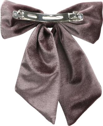 Immagine prodotto Trisa Fermaglio alla moda con fiocco di velluto grigio