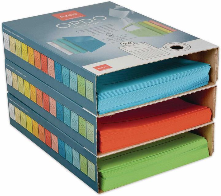 Actual product image Elco Organiser folder Ordo Classico DIN A4 paper 220 mm x 310 mm orange (A4, 100 x)