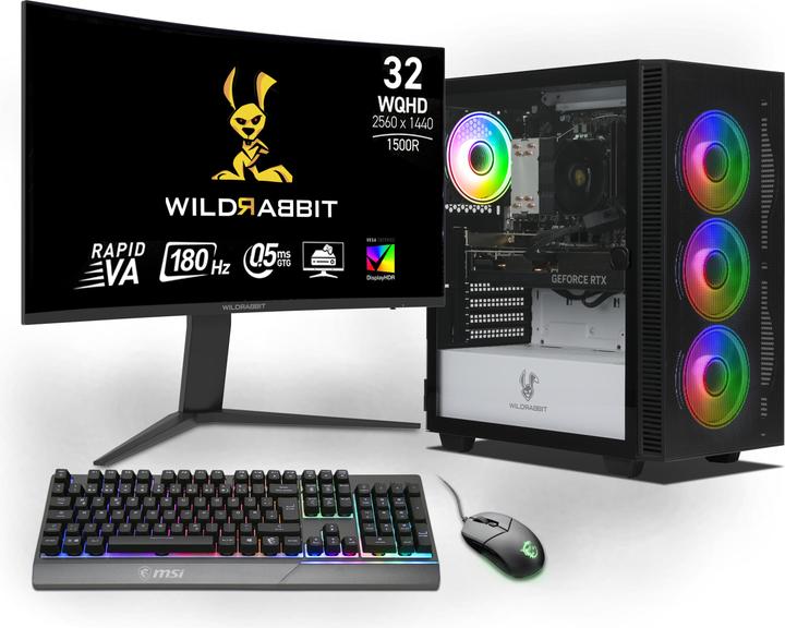 Image du produit Ankermann Ryzen Gaming Bundle (1000 Go, 32 Go, AMD Ryzen 7 8700F, GeForce RTX 5070)