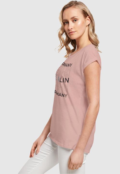 Produktbild Merchcode Ladies Berlin Extended Shoulder Tee - 112473 (S)