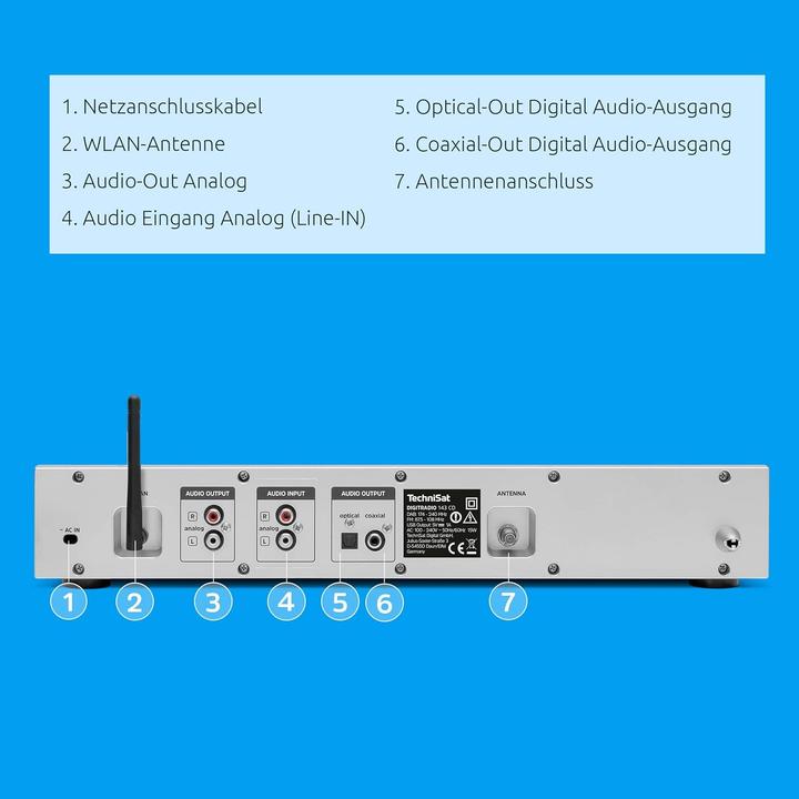 Produktbild TechniSat Digitradio 143 V3 (Radio Tuner, CD Player)