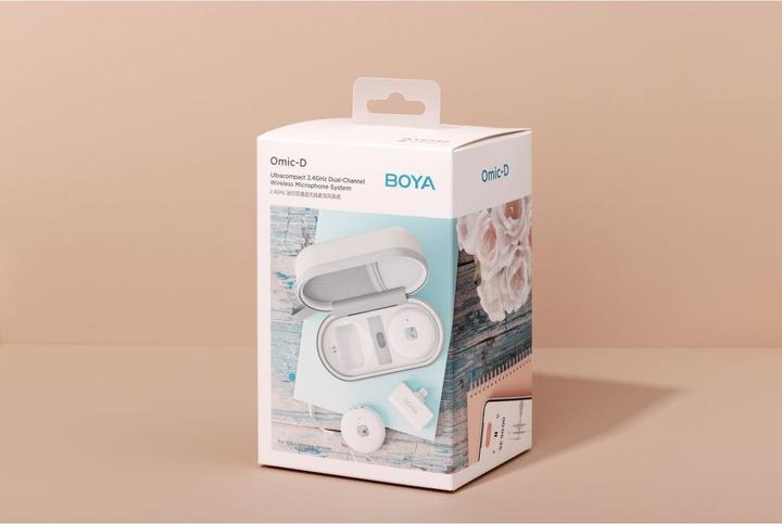 Immagine prodotto Boya Omic-U (bianco) Microfono wireless a doppio canale per dispositivi Android (Omic-U)