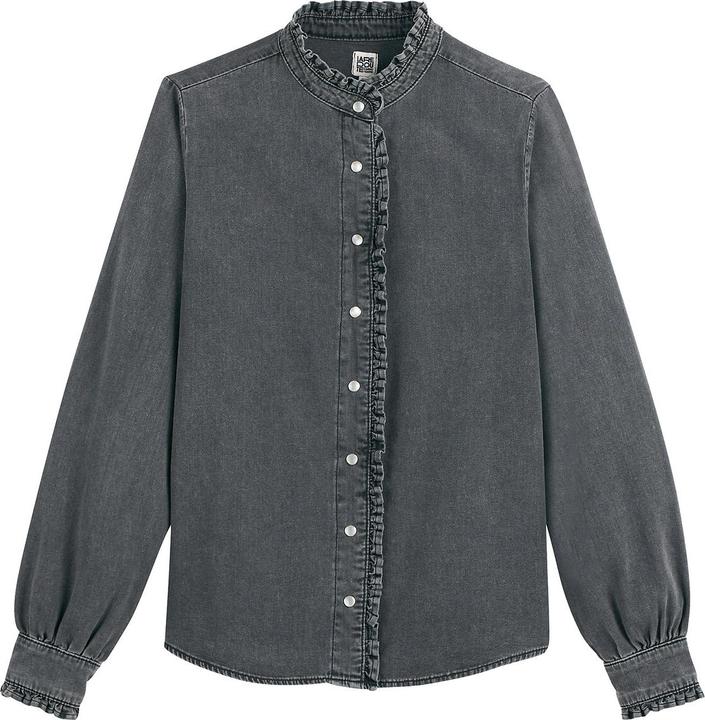 Produktbild La Redoute Collections Langärmelige Jeansbluse (42)