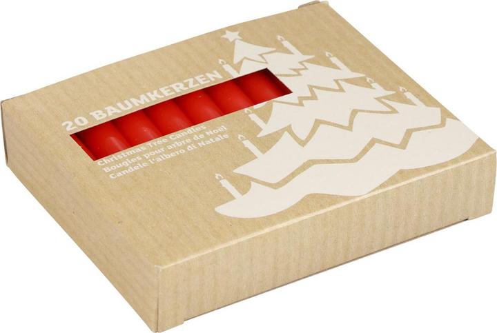 Actual product image Wenzel Basic" tree candles, Ø 1.3 x 10.5 cm, 20 pcs. (20 pcs.)