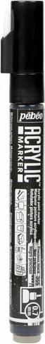 Image du produit Pebeo Acrylic Marker Pointe extra fine 0,7mm (Eldes Noir, 0.70 mm)