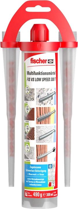 Productafbeelding Fischer 502493 Multifunctionele mortel 300 T K, inhoud: 1 patroon FIS VS (300 ml), 2 x statische menger