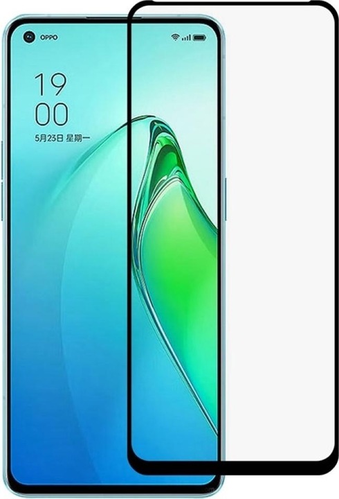 Screenguard Full Screen Panzerglas (1 Stück, Oppo Reno 8 Pro 5G)