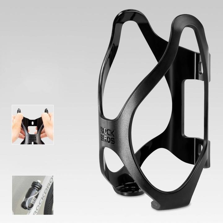 Actual product image Rockbros Uchwyt na bidon LK24-H018 koszyk plastikowy - czarny