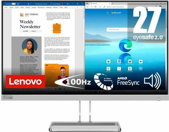 Produktbild Lenovo L27i-40 (1920 x 1080 Pixel, 27")