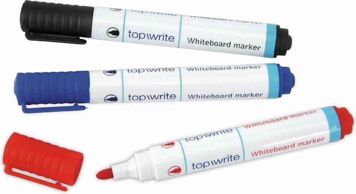Image du produit Topwrite Marqueurs pour tableaux blancs (Multicolore, 1.50 mm, 3 x)