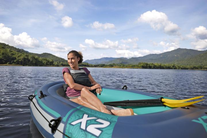 Image du produit Bestway Hydro Force Canot gonflable Trek X2 pour 2 personnes 2,32 m (232 cm, 2 Personnes)