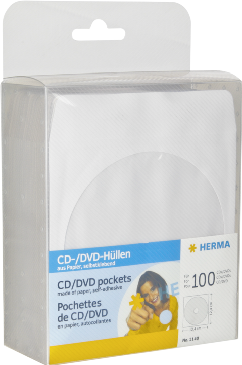 Actual product image Herma CD/DVD sleeves
