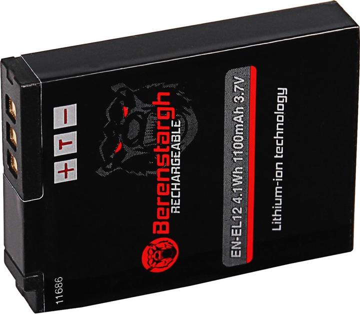 Immagine prodotto Berenstargh Batteria f. Nikon EN-EL12 (Batteria della fotocamera)