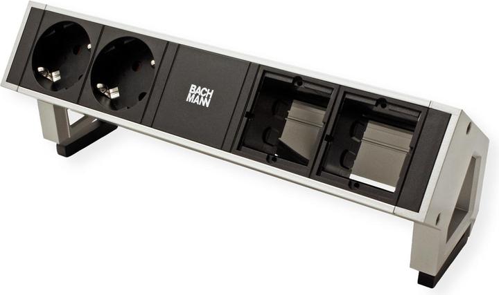 Produktbild Bachmann DESK2 - 2xSchuko & 2xEmpty (2 x, CEE 7/3, 0.20 m)