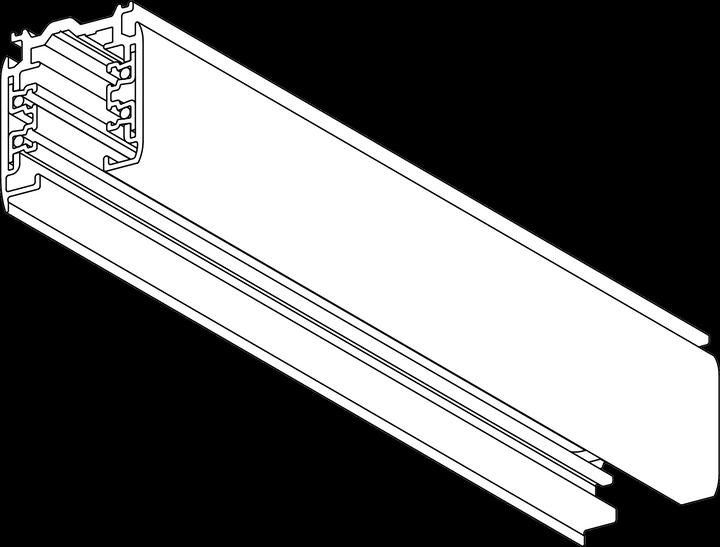 Actual product image Sylvania LIVAL Global Skinne XTSC 6100-2 DALI 230V, 3-faset, 1 metre Sort - PROFESSIONEL