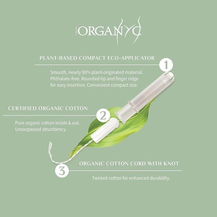 Produktbild Organyc Compact Super Plus Applicator Tampons 16 Count (16x)