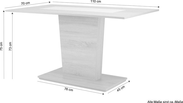 Image du produit ByLiving Vienna (110 x 70 x 75 cm)