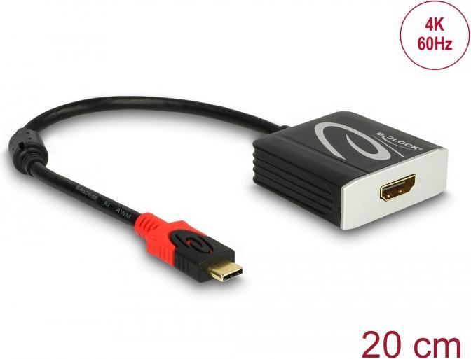 Actual product image Delock USB Type-C to (HDMI, 20 cm)