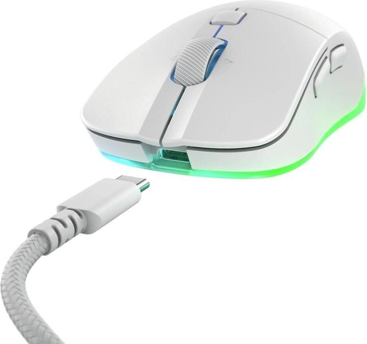Produktbild CHERRY xtrfy M50 White Wireless Mouse (Kabellos, Kabelgebunden)