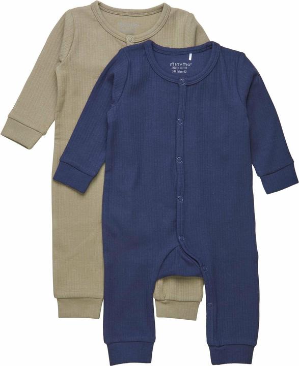 Actual product image Minymo Romper Set 2 Dark Navy Gr. 86 (86)