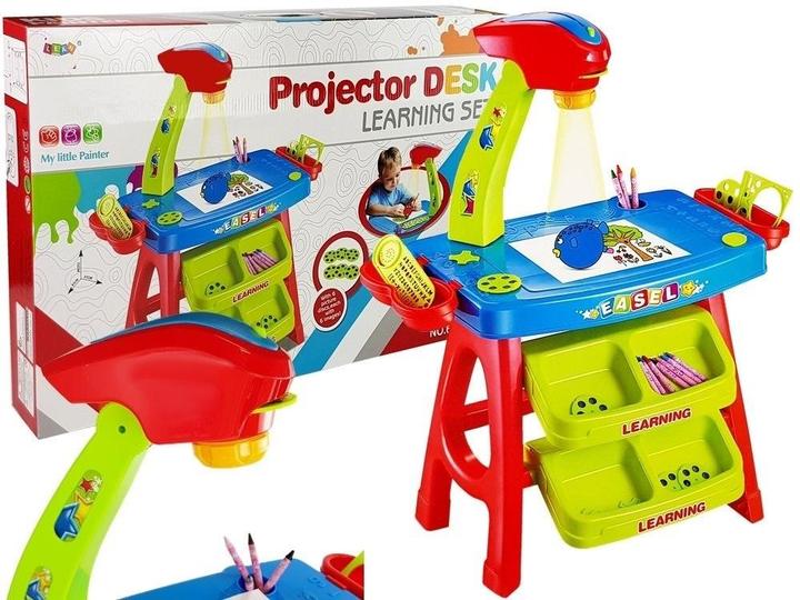 Lean Toys Children's table with projector and drawers