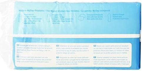 Actual product image My Day Bed Pads with Wings 80 x 180 cm 10 pieces (10 x)