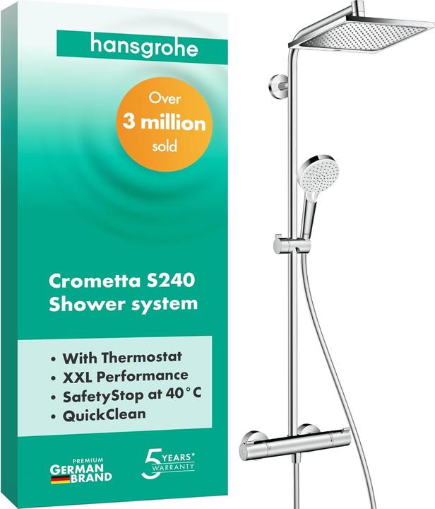 Actual product image hansgrohe Thermostatischer Duschkopf des Crometta E240-Systems HG27271000