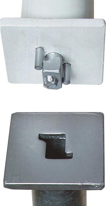 Image du produit Moravia Poteau de blocage PARAT B Ø 76 mm Galvanisé, peint en jaune et noir, 0 oeillet