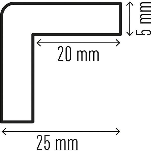 Produktbild Durable Eckschutzprofil C19 /schwarz