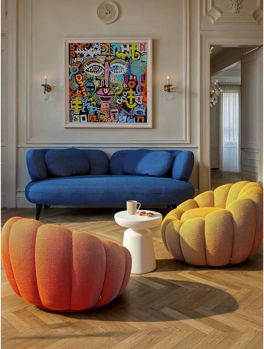 Produktbild Kare Design Drehsessel Peppo Bloom Orange