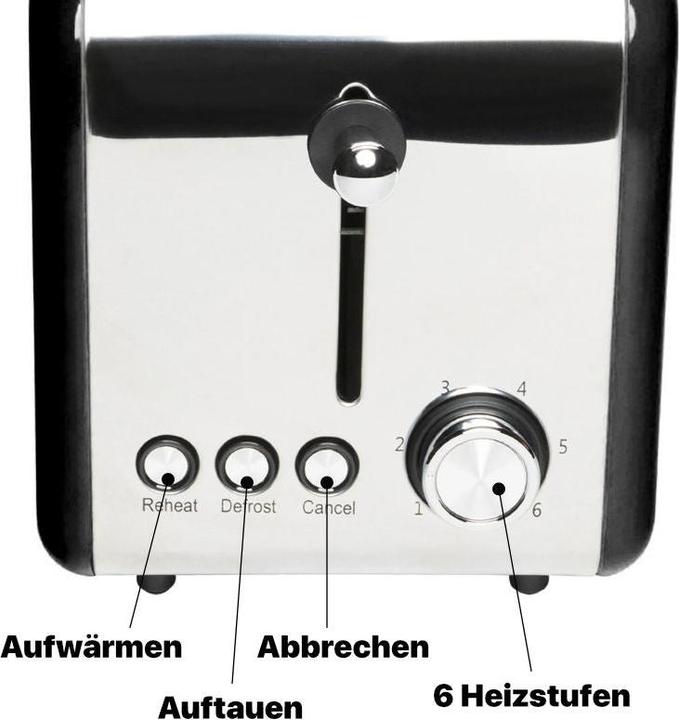 Produktbild Michelino Toaster Brotröster Toastmaker Schlitztoaster